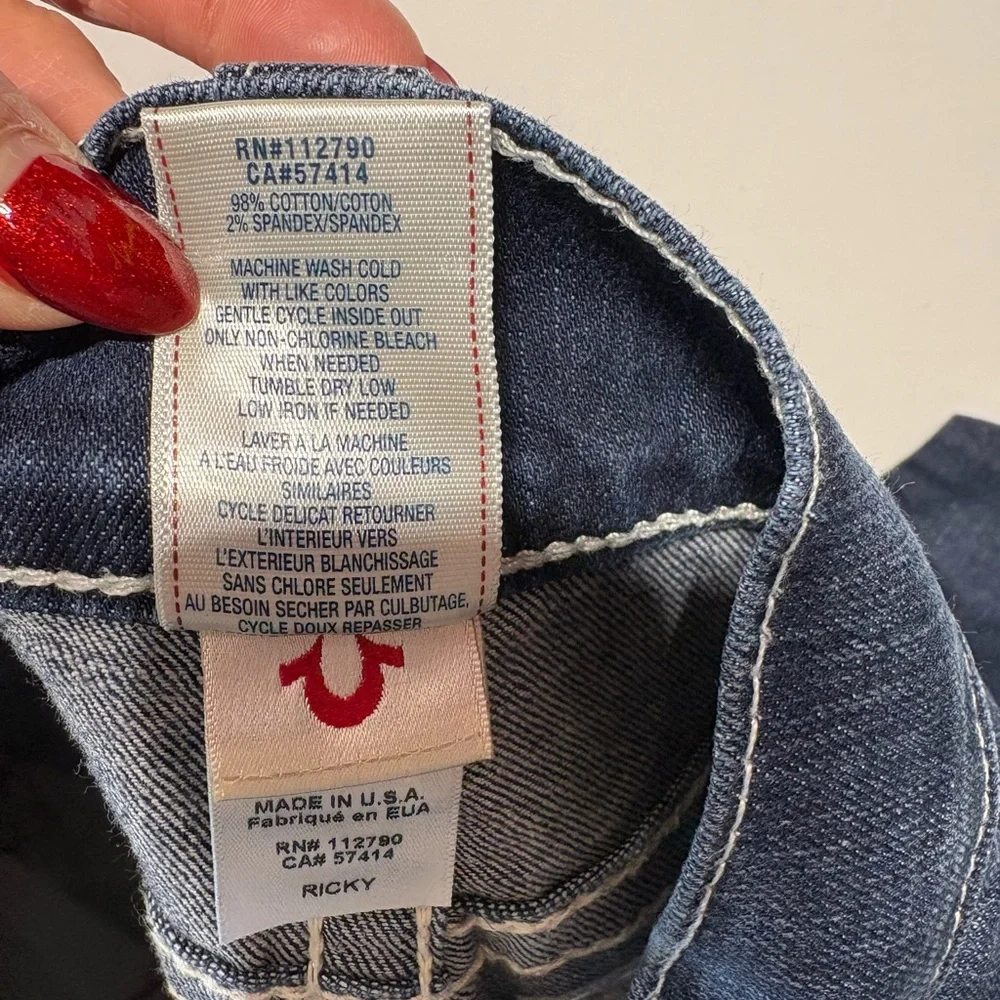 True Religion Dark Blue Straight Jeans